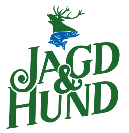 Logo Jagd Hund weiß